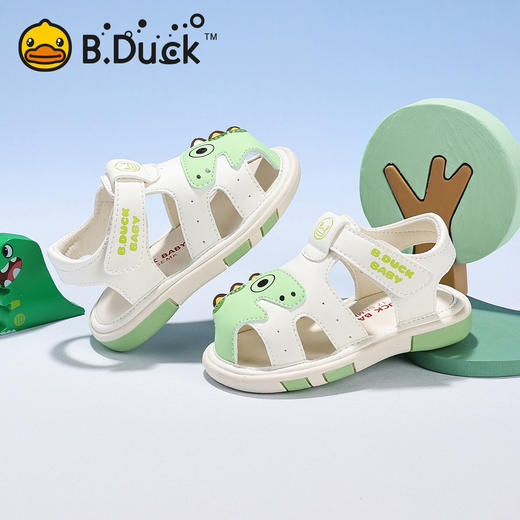 B.Duck小黄鸭童鞋夏季儿童凉鞋18-23 BY2686814 商品图3