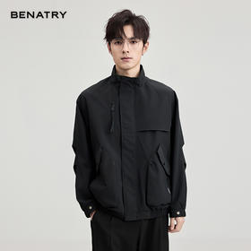 贝纳川立领口袋茄克ECF100002