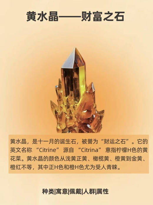 一手富贵招财金霸天然黄水晶手串 商品图5