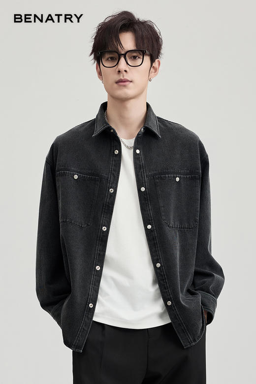 贝纳川牛仔衬衣式外套ECF100009 商品图10