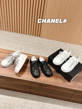 香奈儿25新款菱格纹印花大头鞋（HC）