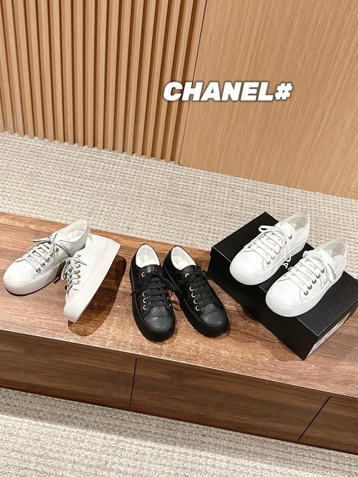 香奈儿25新款菱格纹印花大头鞋（HC） 商品图0