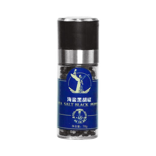 品高海盐黑椒碎（研磨瓶）70g 商品图0