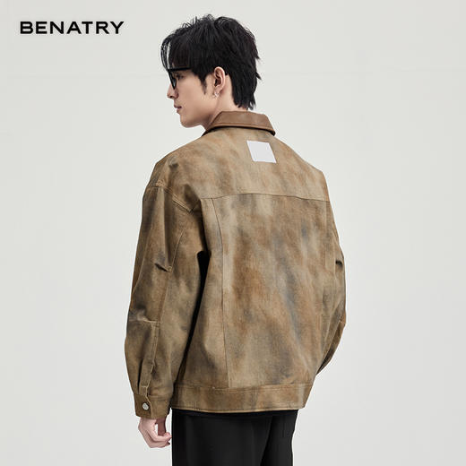 贝纳川印花翻领茄克ECF100001724 商品图4