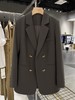 丁摩 春秋新款百搭时尚雅灰色西装外套女设计感休闲轻奢高级西服5ZF-80601 商品缩略图6