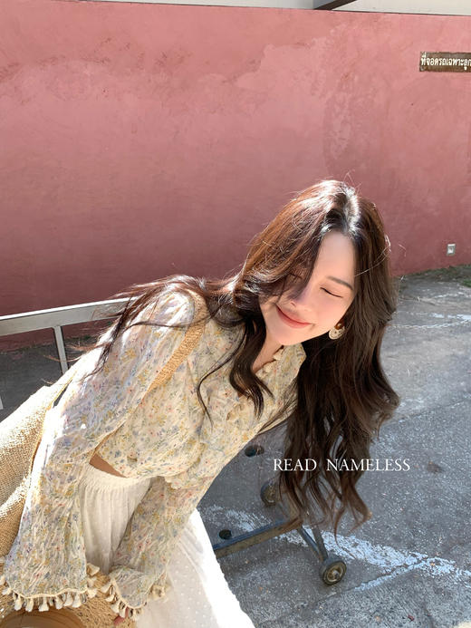 Read Nameless /绝美贝壳流苏上衣+白色波点大长裙 2025/4/7 商品图2