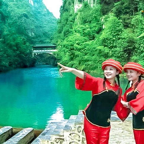 五一4天【恩施全景 立减50元】恩施六大王牌景点の鹿院坪-大峡谷-女儿城-狮子关-彭家寨-屏山峡谷 商品图3