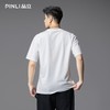 PINLI品立2025夏季新款圆领动物印花烫钻短袖T恤男士体恤衫上衣潮BG252111031 商品缩略图2