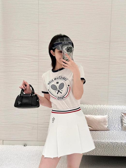 迪奥25Ss春夏新款网球拍印花圆领T恤（DQJ） 商品图2