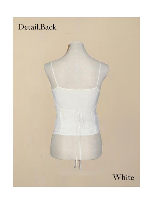 蕾丝吊带 乳白/樱桃红 商品图2