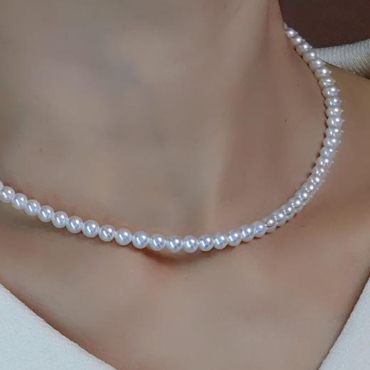 “小灯泡”级AK淡水珍珠项链 4.5～5mm（特价） 商品图2