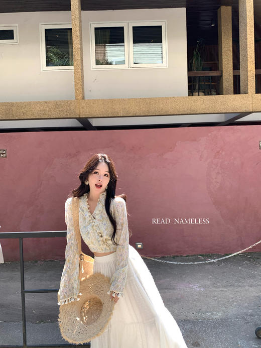 Read Nameless /绝美贝壳流苏上衣+白色波点大长裙 2025/4/7 商品图12