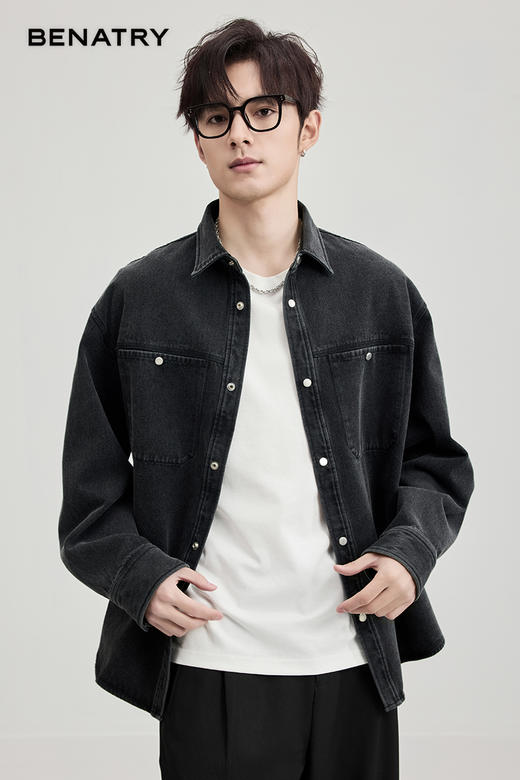 贝纳川牛仔衬衣式外套ECF100009 商品图9