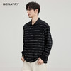 贝纳川条纹翻领T恤ECF113003 商品缩略图1
