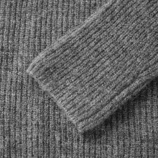 ROMI STUDIO“格雷高知”羊驼毛绵羊毛混纺翻领套头毛衫RW24WSG0986 商品图2