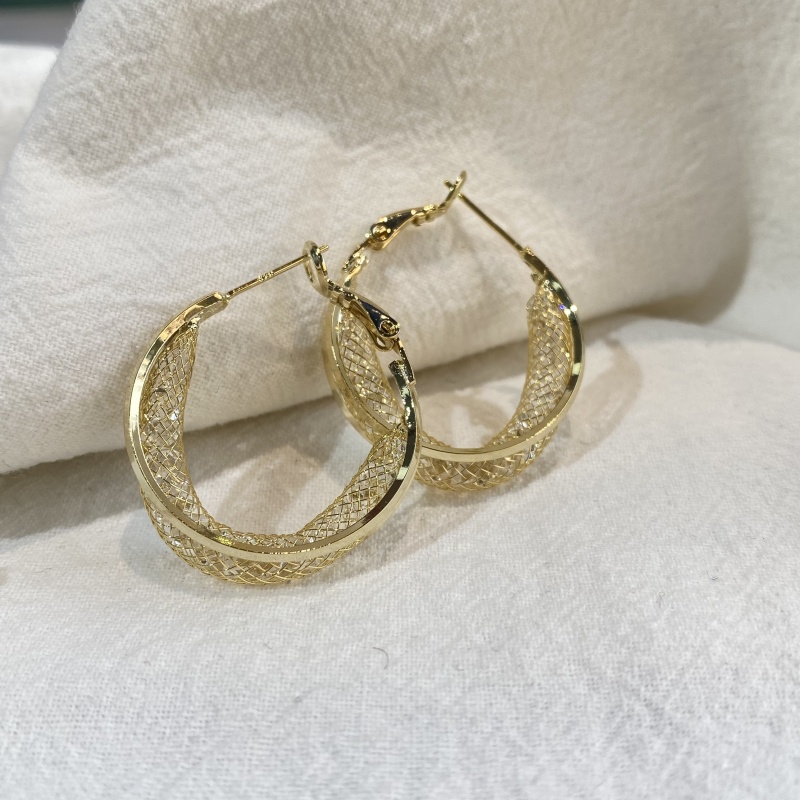 轻奢风高级感金色百搭耳圈6160-