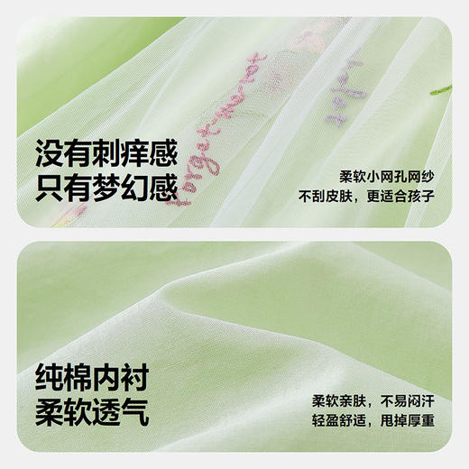 【纯棉亲肤】迷你巴拉网纱连衣裙女童宝宝柔软透气有内衬甜美 商品图3