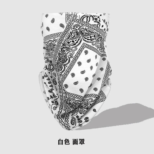 防晒面罩男女冰丝挂耳护颈围脖夏天遮阳脸罩袖套腰果花骑行运动户外面巾潮 商品图4