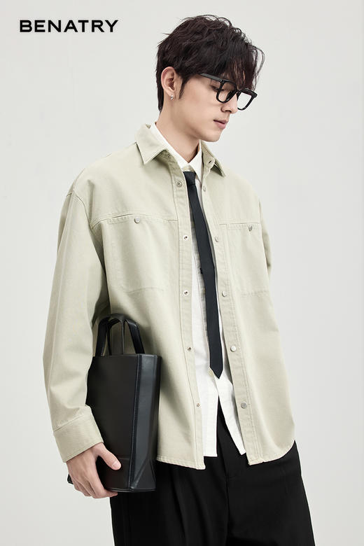 贝纳川牛仔衬衣式外套ECF100009 商品图3