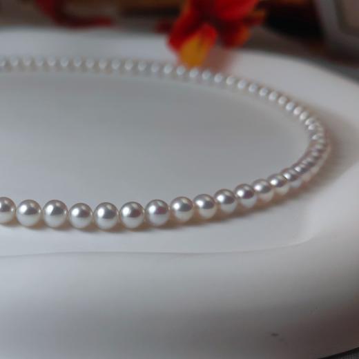 “小灯泡”级AK淡水珍珠项链 4.5～5mm（特价） 商品图1