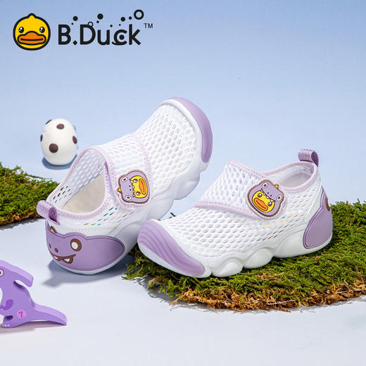 B.Duck小黄鸭童鞋夏季儿童运动鞋24-32 BY1686872 商品图1
