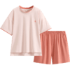 芬腾情侣睡衣夏季纯棉短袖短裤套装男女士薄款透气外穿大码家居服 商品缩略图4