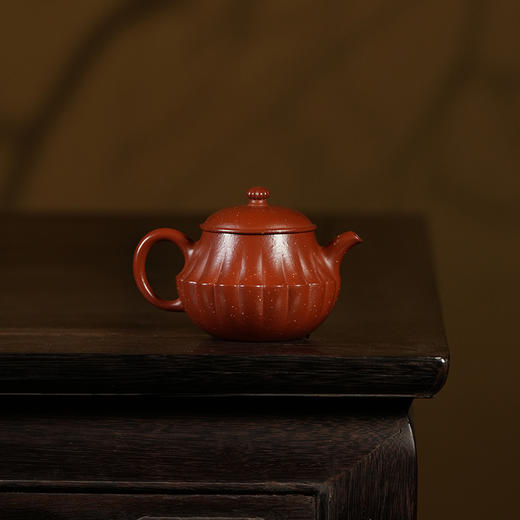 龙德堂陶艺 汤宣武制《喜础》170cc 金砂大红袍  库存请咨询客服 商品图1