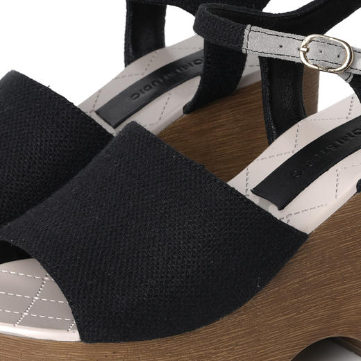 ROMI STUDIO “自我时刻” 牛反绒拼羊皮厚底台高跟鞋 427CA008 商品图4