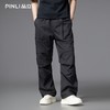 PINLI品立2025夏季新款直筒伞兵裤潮牌男百搭休闲长裤GD252117308 商品缩略图0