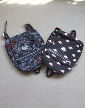 简单粗暴的 哈！Kenzo 防水印花尼龙 虎头&眼睛 双肩背包 2色入