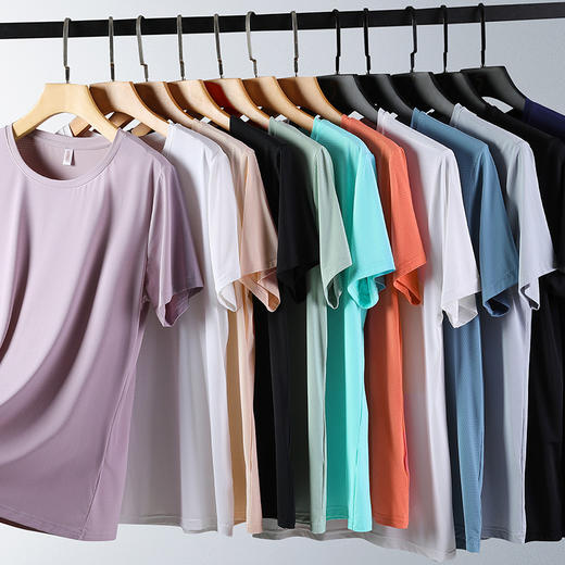 户外登山速干衣短袖女透气吸汗快干运动服男女同款轻薄快干上衣潮 商品图6