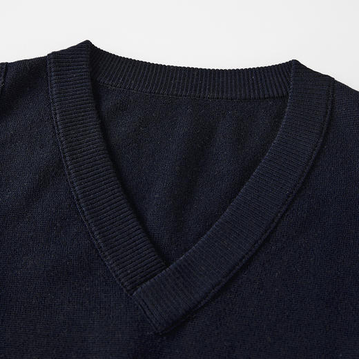 ROMI STUDIO“柔韧之间”14针 %英格兰羊毛针织无袖背心 422J5097 商品图1