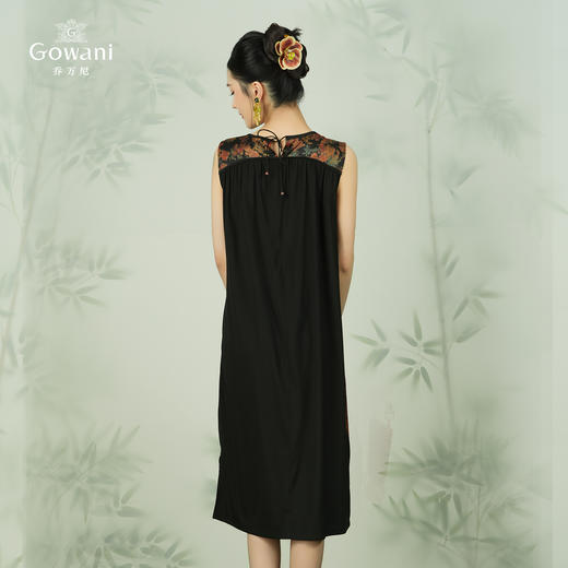 乔万尼真丝桑蚕丝无袖显瘦连衣裙夏季新款EI2E728 商品图4