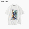 PINLI品立2025夏季新款狗狗印花短袖T恤男潮牌休闲圆领体恤衫上衣BG252111036 商品缩略图4