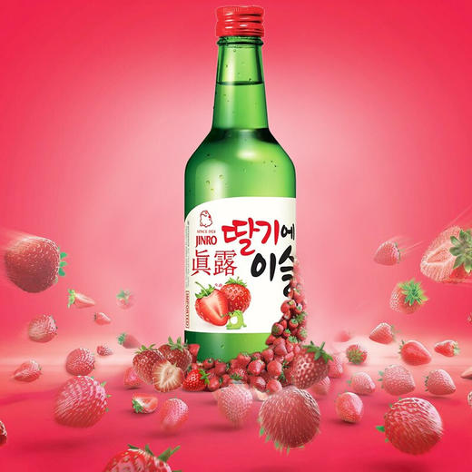 真露草莓西柚葡萄李子桃味果味酒360ml 商品图2