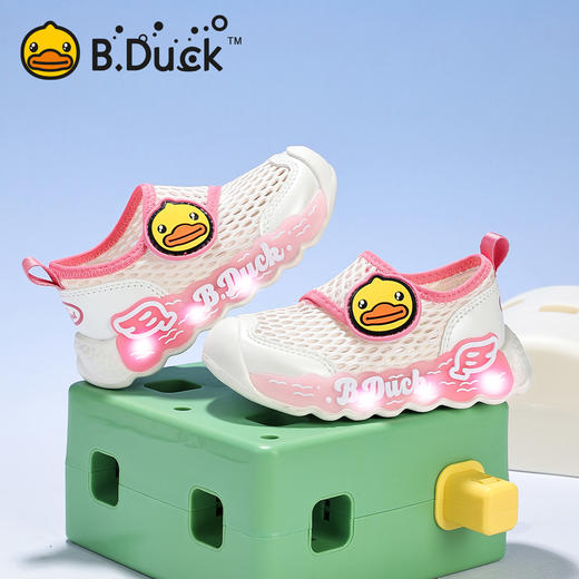 B.Duck小黄鸭童鞋夏季儿童运动鞋23-35 B1686953 商品图2