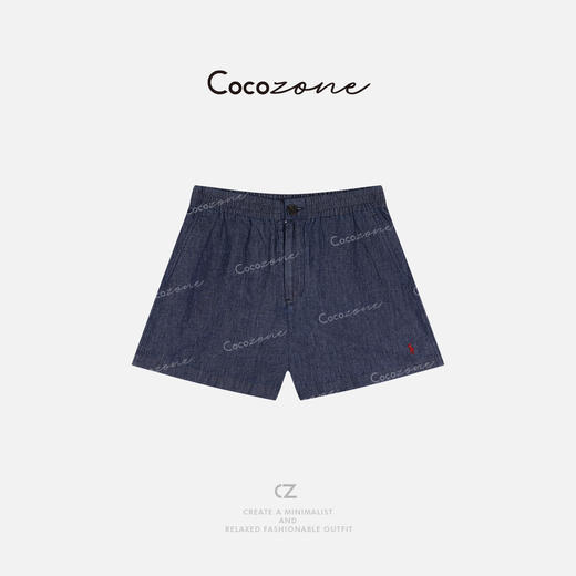 COCO ZONE 2025春夏新款时尚简约松紧腰短裤CD1A0443 商品图0