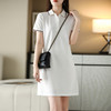 丁摩 夏季polo连衣裙休闲显瘦中长款T恤裙5ZF-2232 商品缩略图8