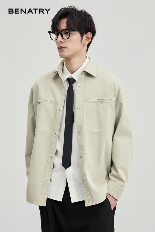 贝纳川牛仔衬衣式外套ECF100009 商品图5