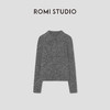 ROMI STUDIO“格雷高知”羊驼毛绵羊毛混纺翻领套头毛衫RW24WSG0986 商品缩略图0