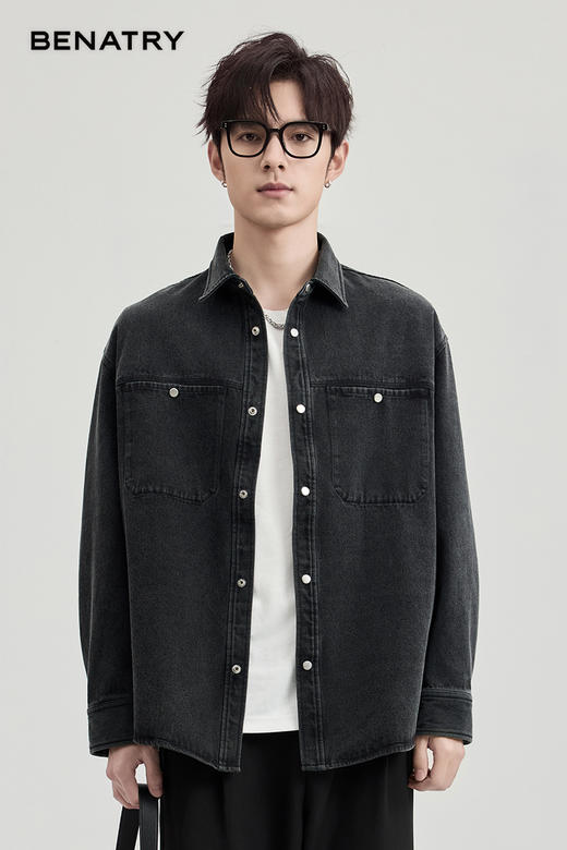 贝纳川牛仔衬衣式外套ECF100009 商品图6