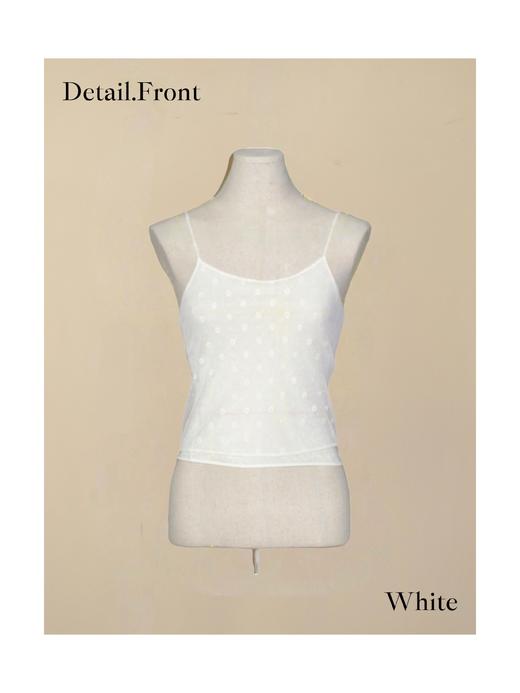 蕾丝吊带 乳白/樱桃红 商品图3