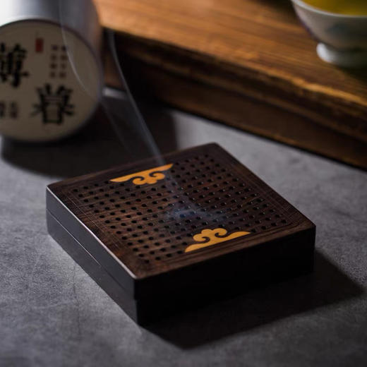4h荷花/祥云/钱币°镂空盘香盒 商品图10