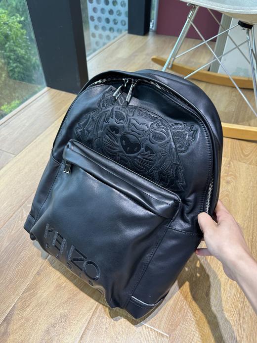 KENZ0头层牛皮情侣款双肩包 商品图5