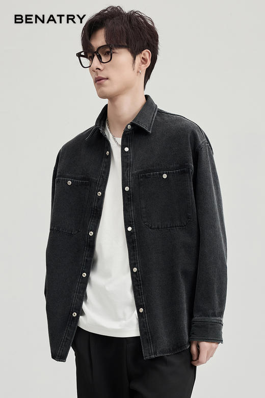 贝纳川牛仔衬衣式外套ECF100009 商品图7