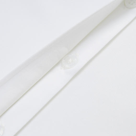 【含莫代尔 】罗蒙女士七分袖暗门襟衬衫纯色百搭商务面试职业衬衣女 商品图7