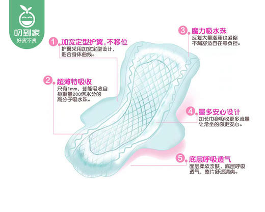 日本花王乐而雅夜用卫生巾/1包（300mm*15片） 商品图1