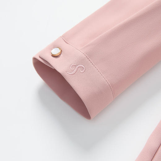 罗蒙女士长袖衬衫多色可选百搭通勤日常舒适衬衣女 商品图9