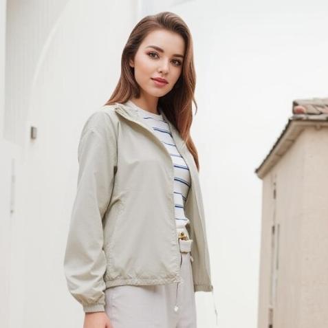 佐丹奴女装25年新款凉感防紫外线梭织外套（防晒衣）05375004 商品图0