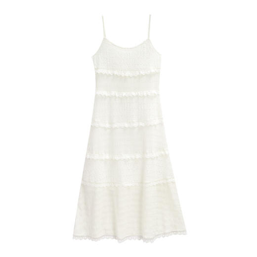 IEF/爱依服2025裙子夏季 法式浪漫淑女名媛气质设计感吊带长裙B40918- 商品图5